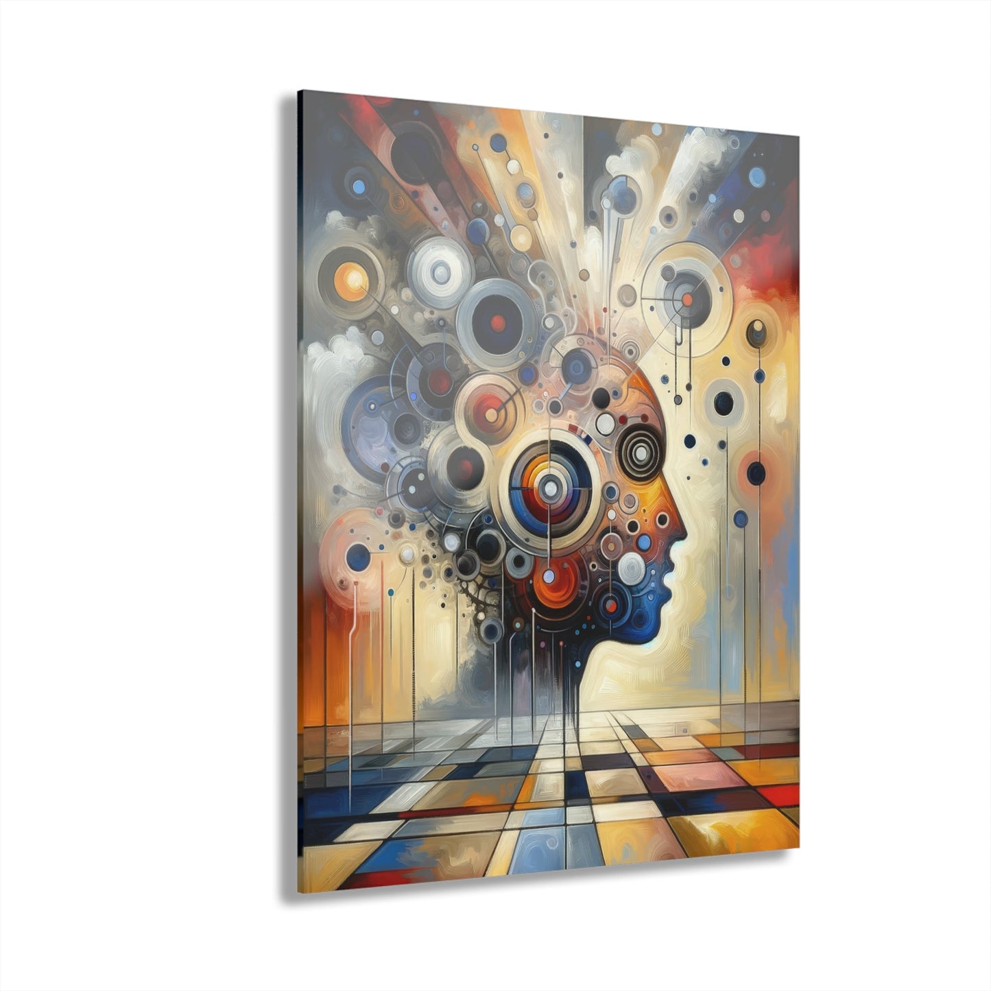 Mindful Tachism Engagement Acrylic Prints (French Cleat Hanging) - ATUH.ART