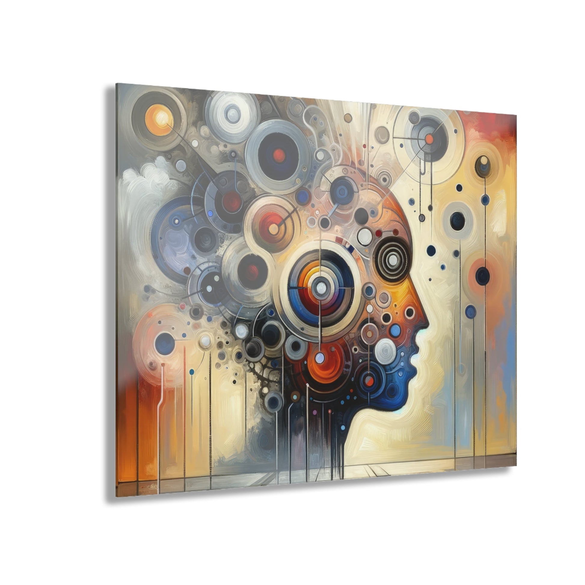 Mindful Tachism Engagement Acrylic Prints (French Cleat Hanging) - ATUH.ART