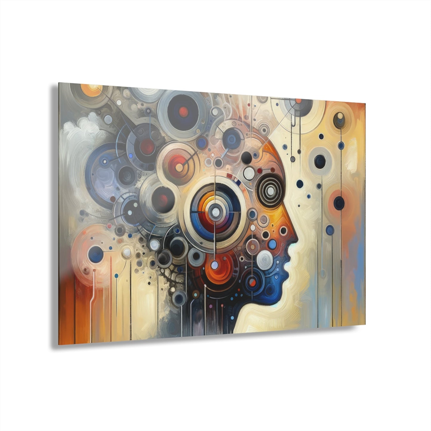 Mindful Tachism Engagement Acrylic Prints (French Cleat Hanging) - ATUH.ART