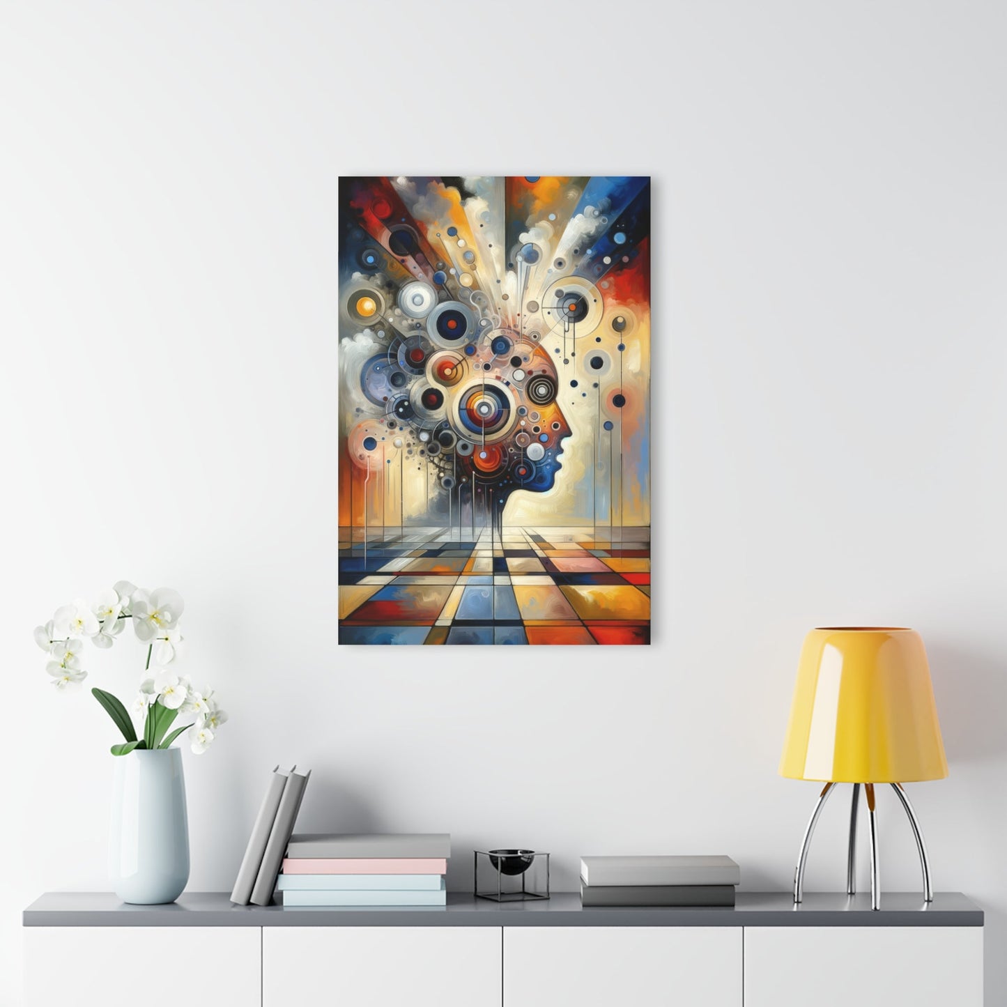 Mindful Tachism Engagement Acrylic Prints (French Cleat Hanging) - ATUH.ART