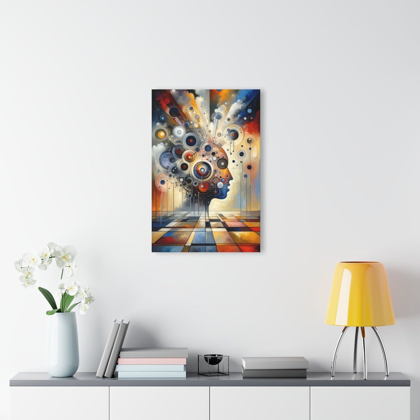 Mindful Tachism Engagement Acrylic Prints (French Cleat Hanging) - ATUH.ART