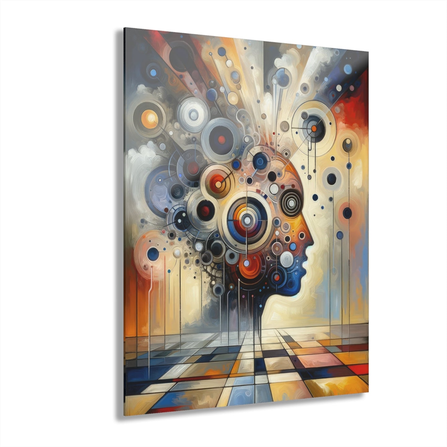 Mindful Tachism Engagement Acrylic Prints (French Cleat Hanging) - ATUH.ART