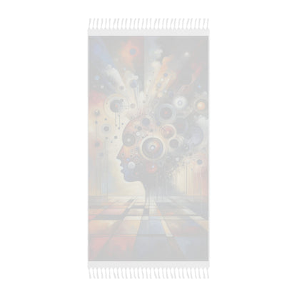 Mindful Tachism Engagement Boho Beach Cloth - ATUH.ART