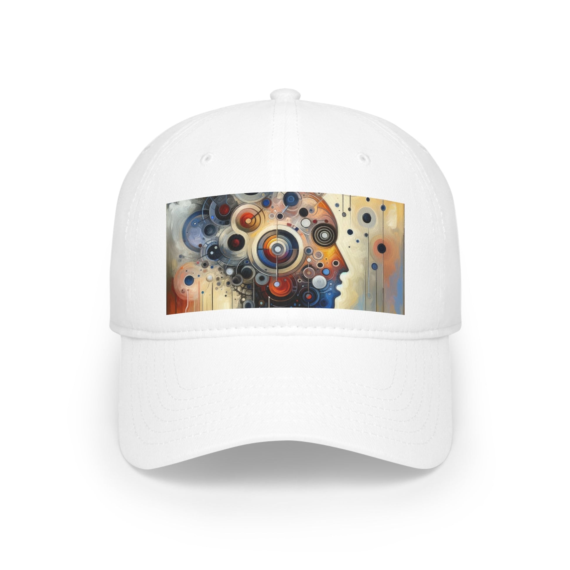 Mindful Tachism Engagement Low Profile Baseball Cap - ATUH.ART