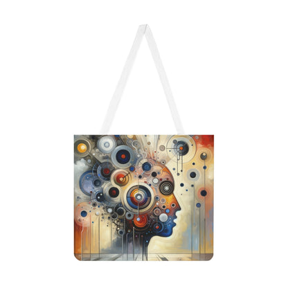 Mindful Tachism Engagement Shoulder Tote Bag (AOP) - ATUH.ART