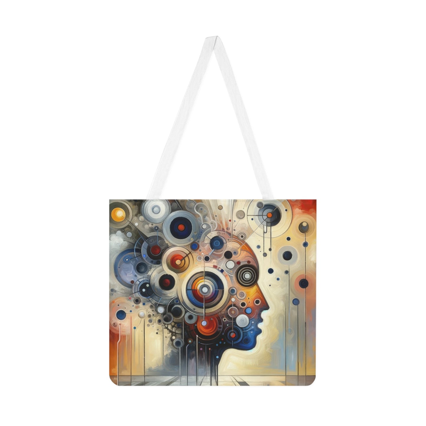 Mindful Tachism Engagement Shoulder Tote Bag (AOP) - ATUH.ART