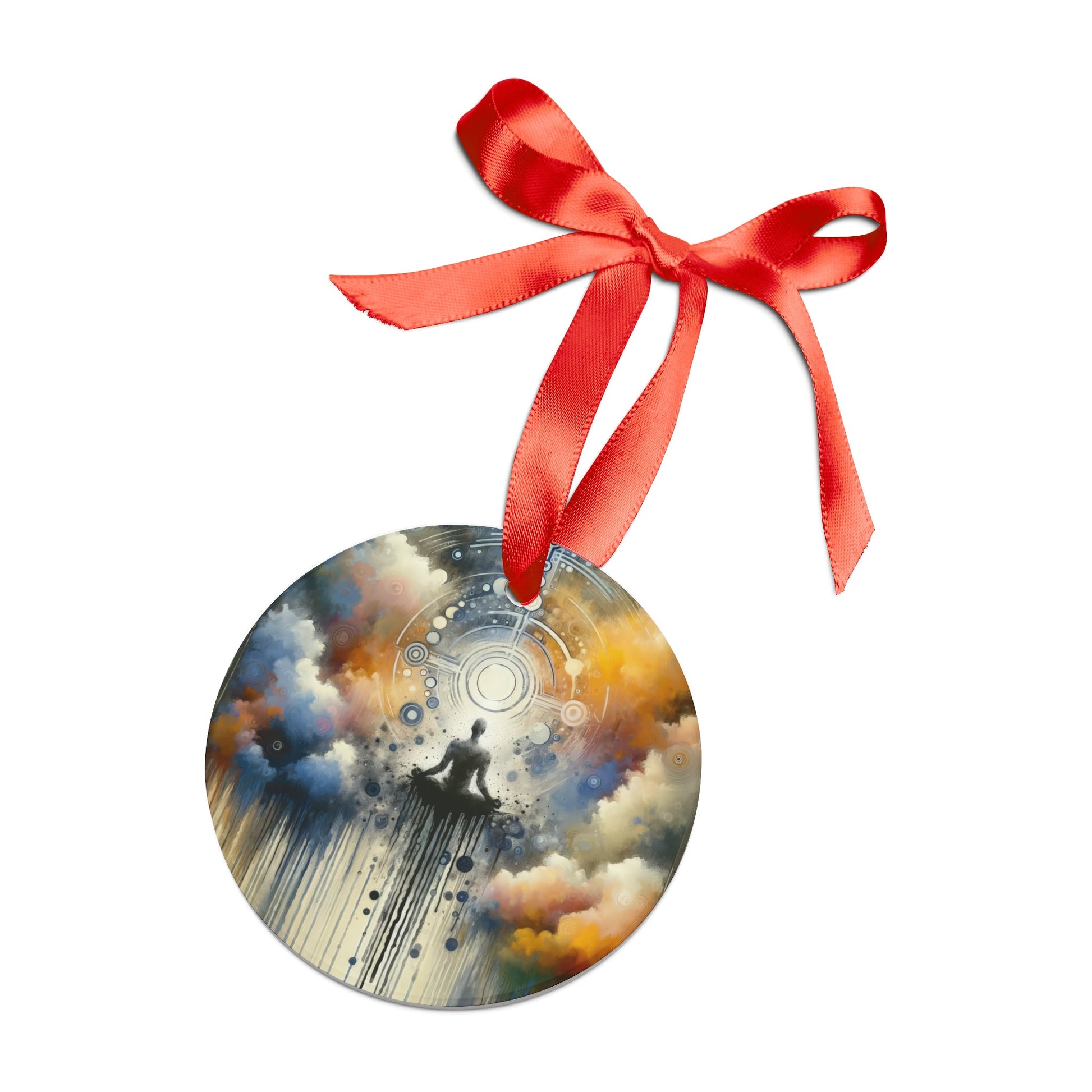 Mindful Transformation Profundity Acrylic Ornament with Ribbon - ATUH.ART