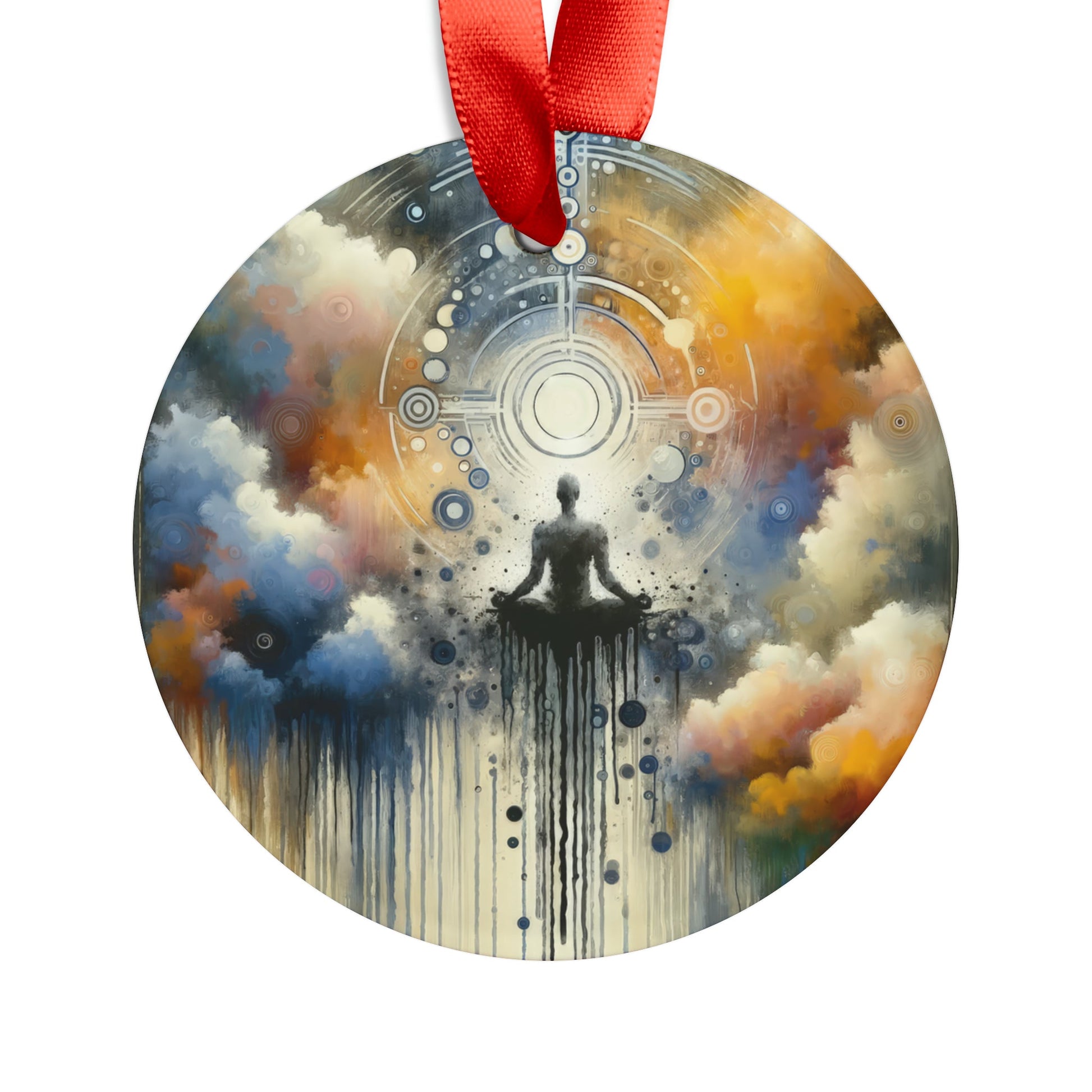 Mindful Transformation Profundity Acrylic Ornament with Ribbon - ATUH.ART