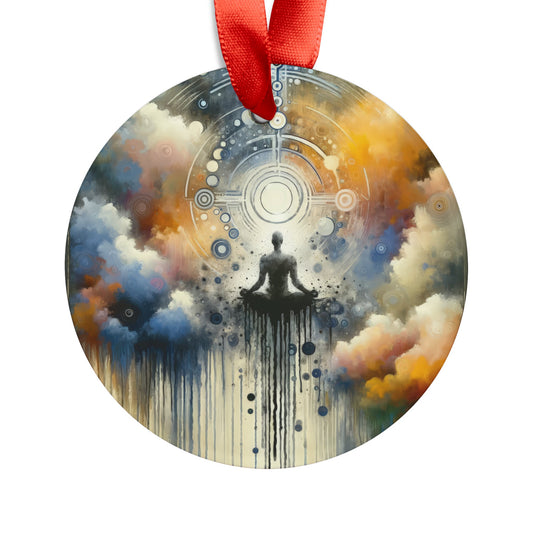Mindful Transformation Profundity Acrylic Ornament with Ribbon - ATUH.ART