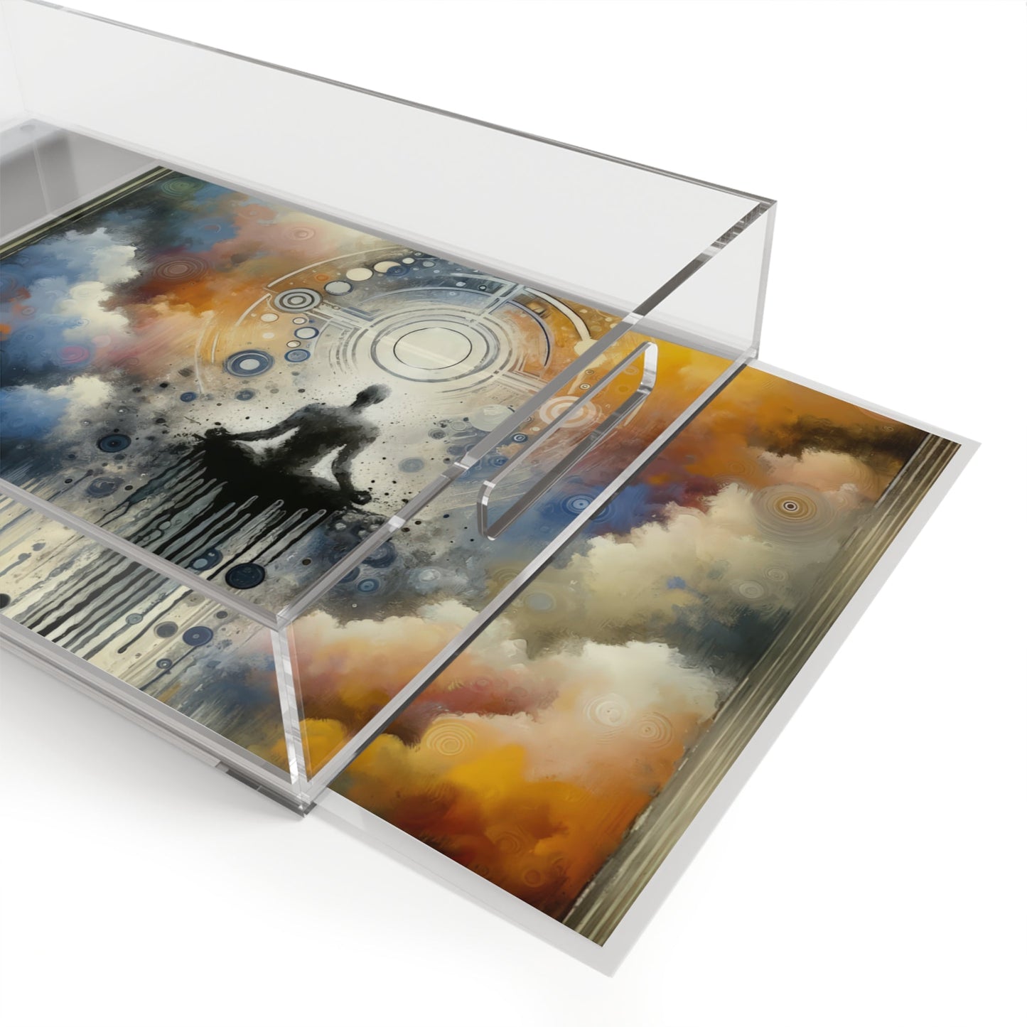 Mindful Transformation Profundity Acrylic Serving Tray - ATUH.ART