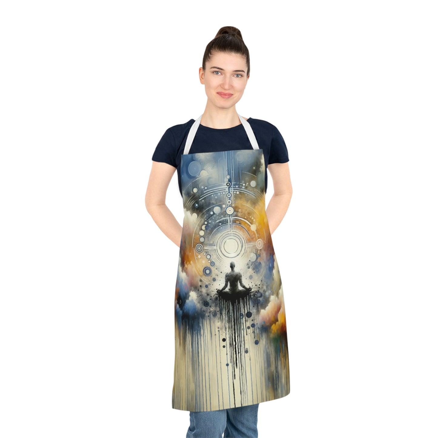 Mindful Transformation Profundity Adult Apron (AOP) - ATUH.ART