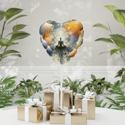 Mindful Transformation Profundity Balloon (Round and Heart-shaped), 11" - ATUH.ART