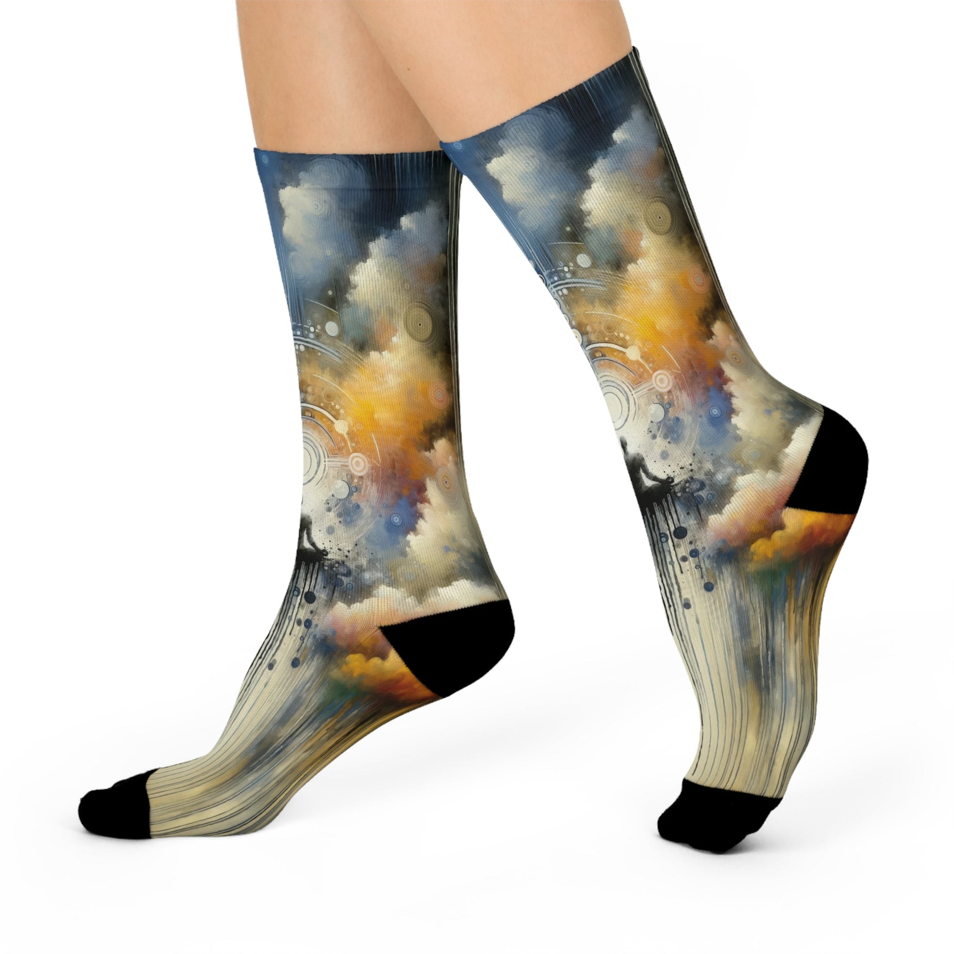 Mindful Transformation Profundity Cushioned Crew Socks - ATUH.ART
