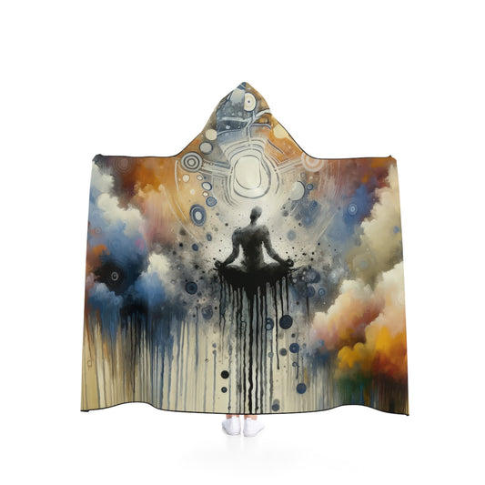 Mindful Transformation Profundity Hooded Blanket - ATUH.ART