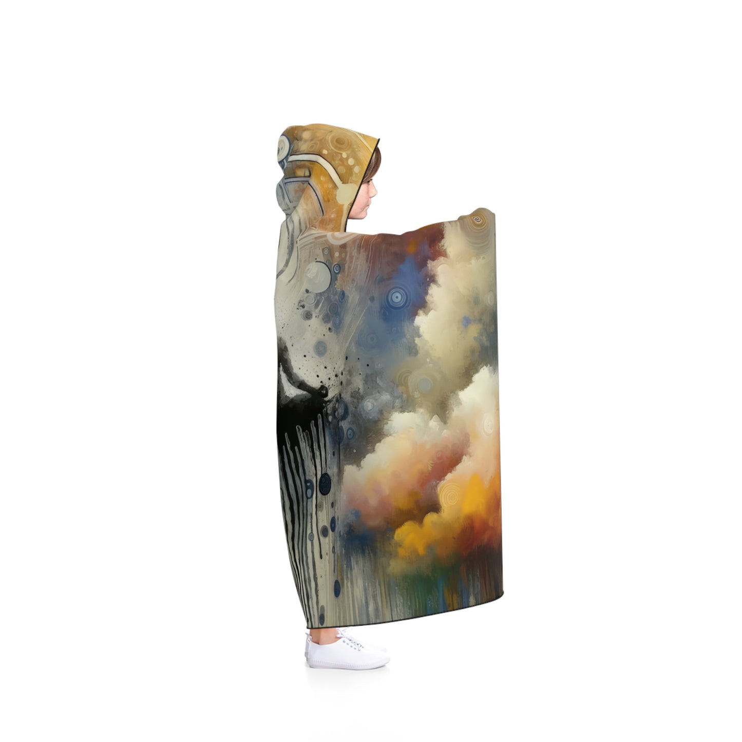 Mindful Transformation Profundity Hooded Blanket - ATUH.ART
