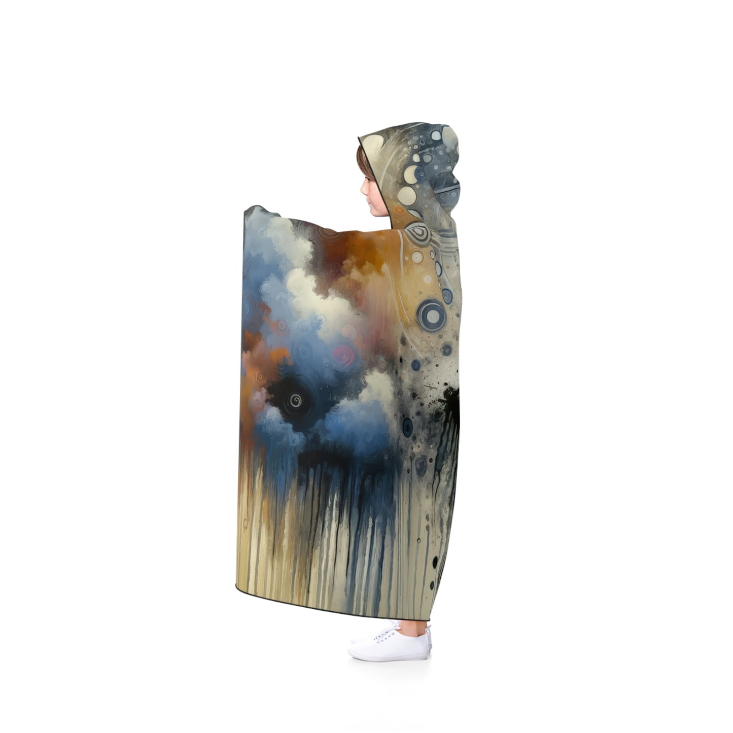 Mindful Transformation Profundity Hooded Blanket - ATUH.ART