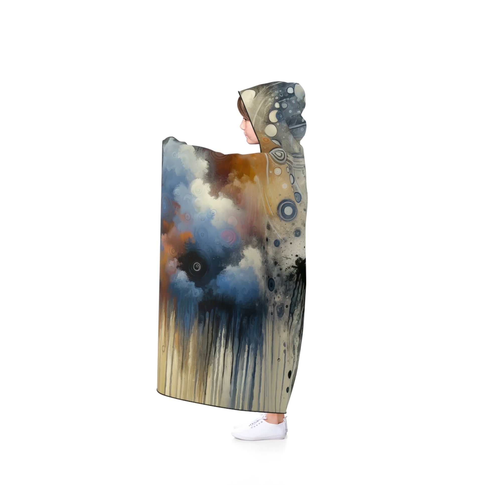 Mindful Transformation Profundity Hooded Blanket - ATUH.ART