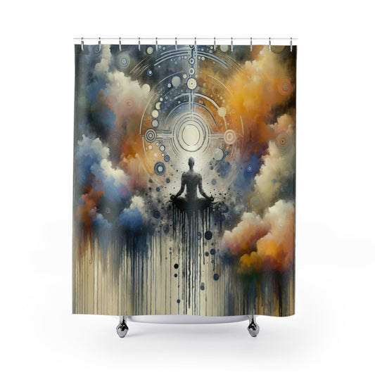 Mindful Transformation Profundity Shower Curtains - ATUH.ART