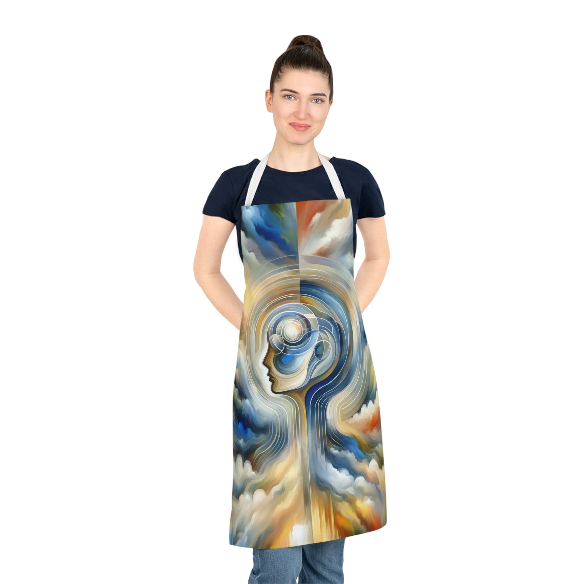 Mindful Unified Awakening Adult Apron (AOP) - ATUH.ART