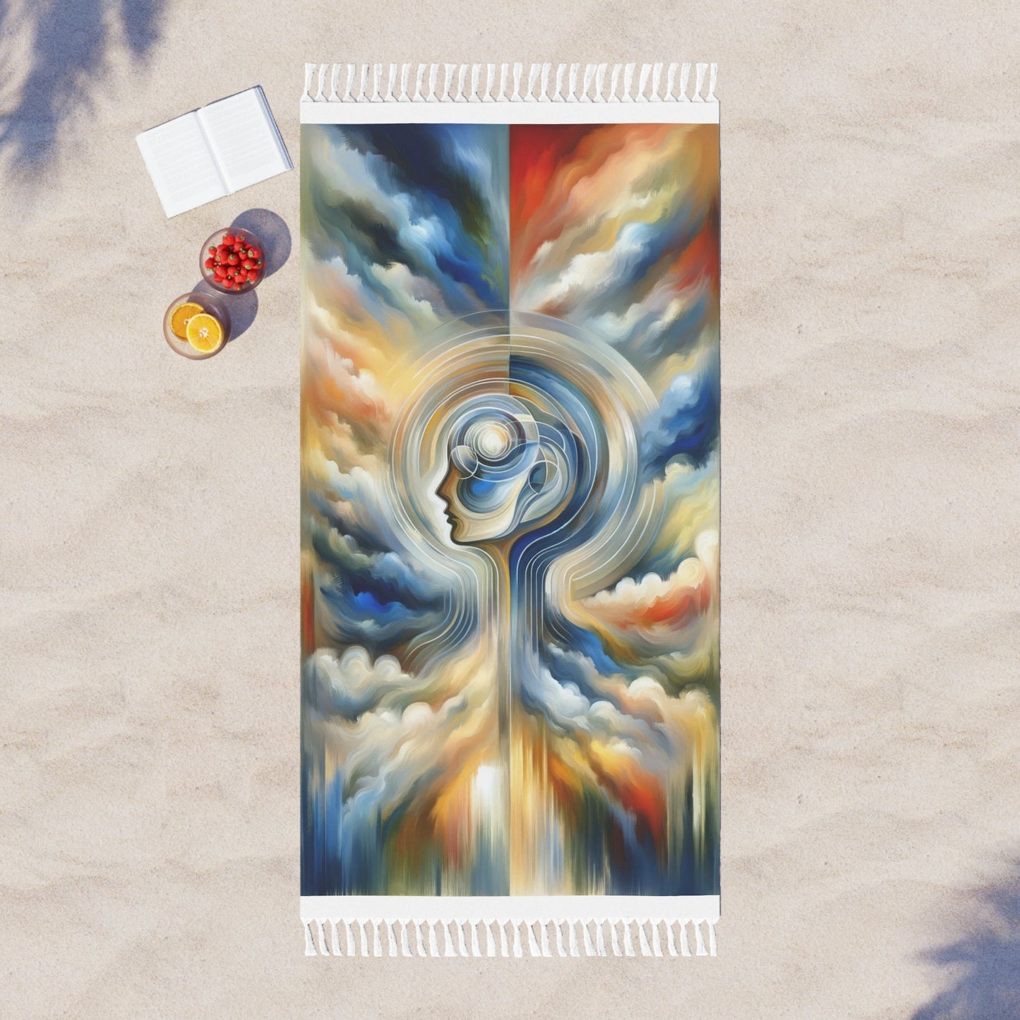 Mindful Unified Awakening Boho Beach Cloth - ATUH.ART