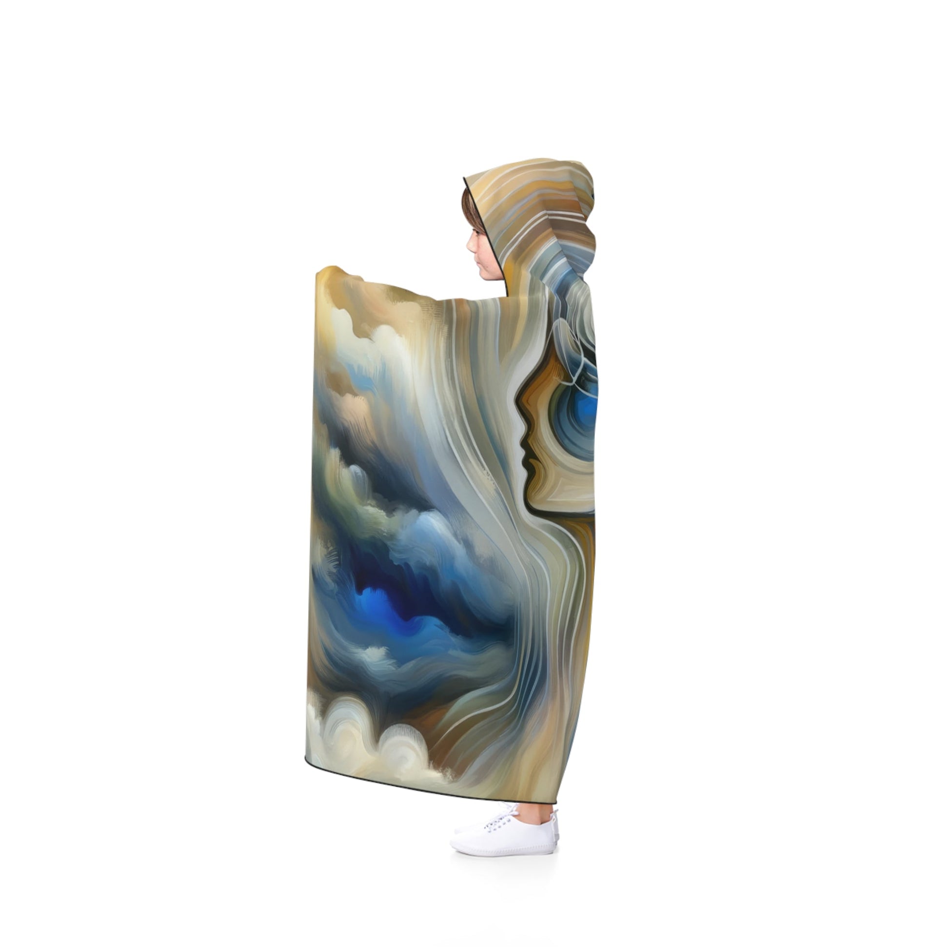 Mindful Unified Awakening Hooded Blanket - ATUH.ART