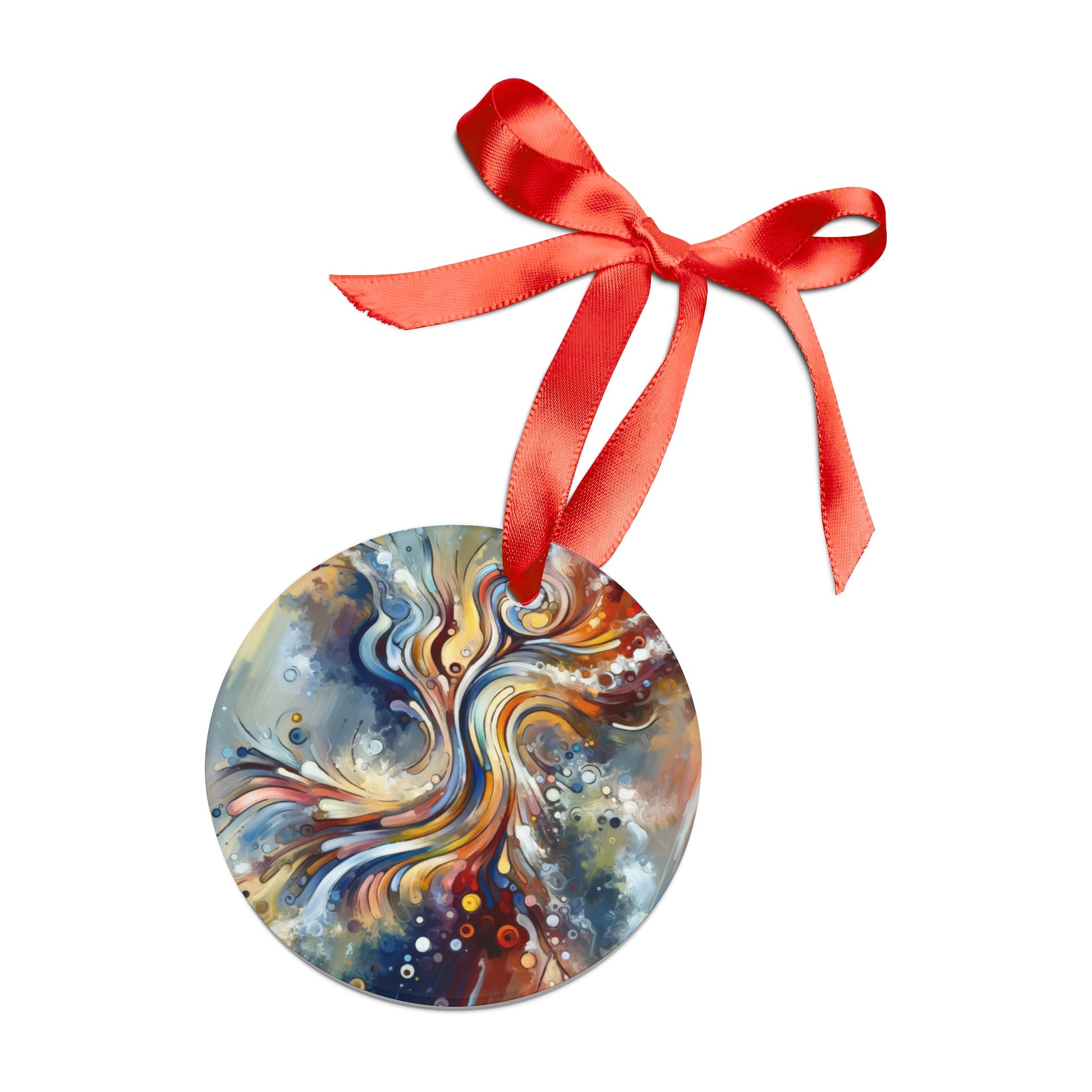 Mindfulness Motion Divine Acrylic Ornament with Ribbon - ATUH.ART