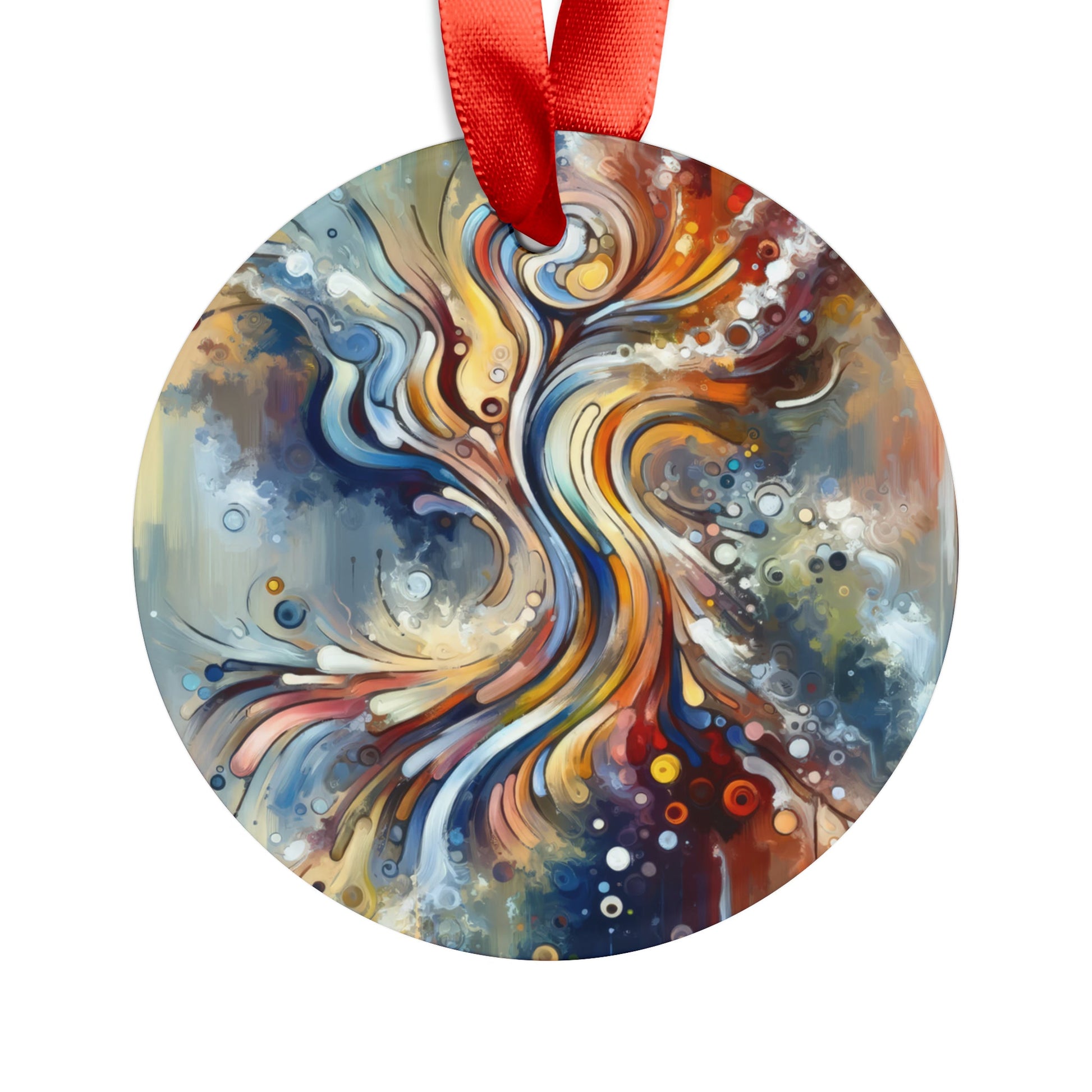 Mindfulness Motion Divine Acrylic Ornament with Ribbon - ATUH.ART