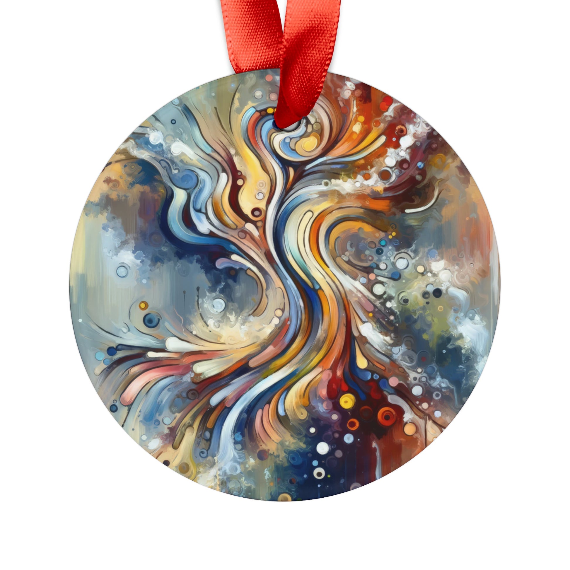 Mindfulness Motion Divine Acrylic Ornament with Ribbon - ATUH.ART