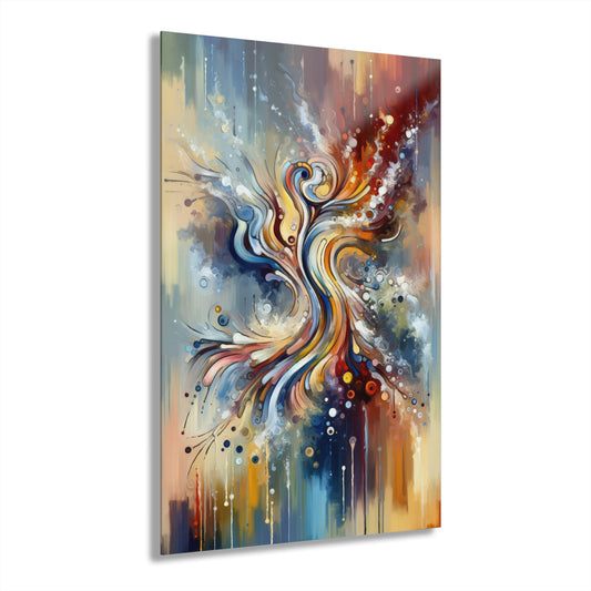Mindfulness Motion Divine Acrylic Prints (French Cleat Hanging) - ATUH.ART