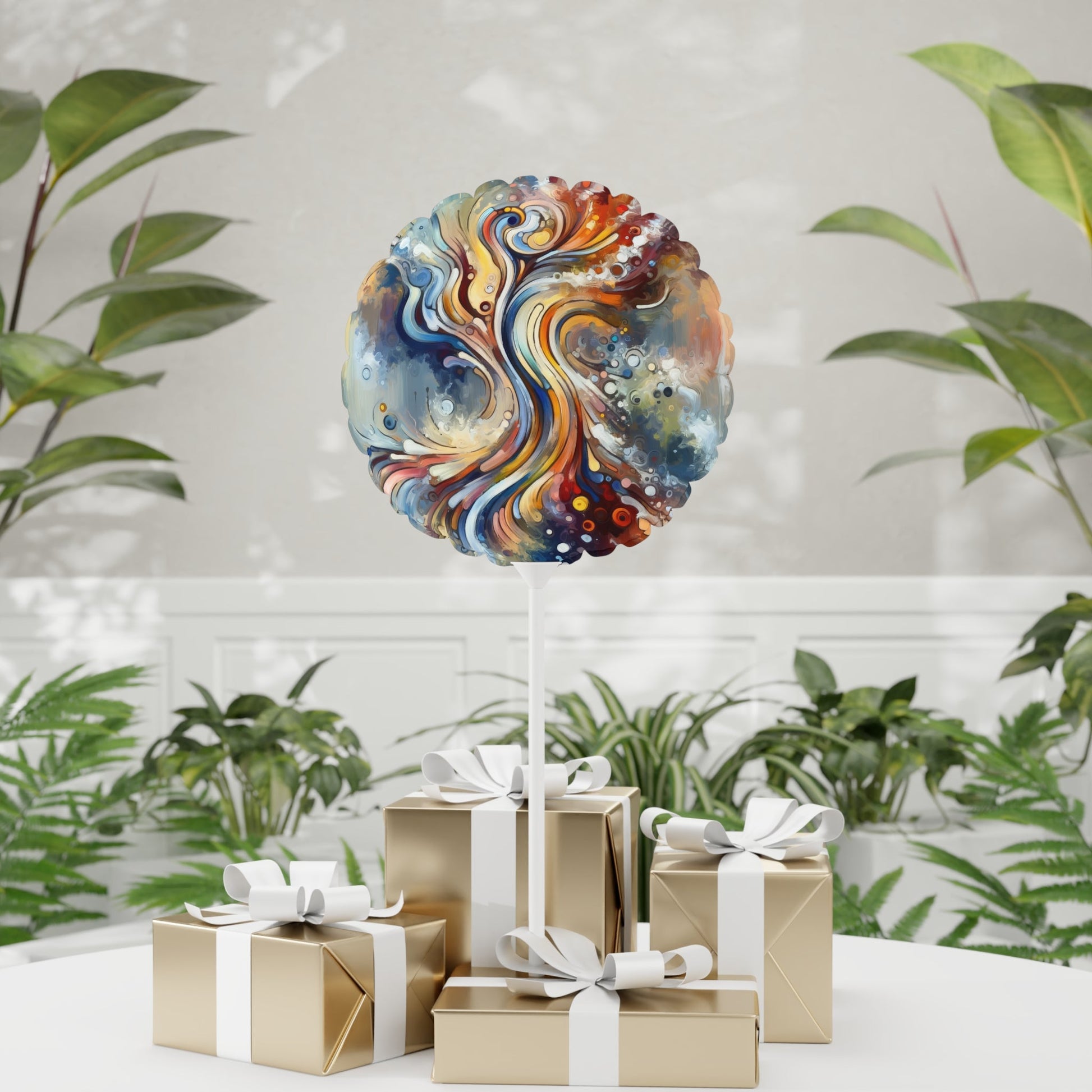 Mindfulness Motion Divine Balloon (Round and Heart-shaped), 11" - ATUH.ART