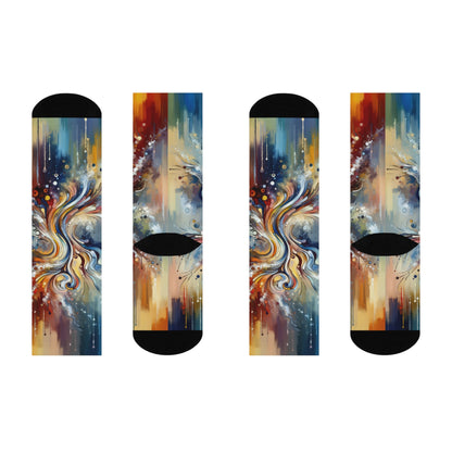 Mindfulness Motion Divine Cushioned Crew Socks - ATUH.ART