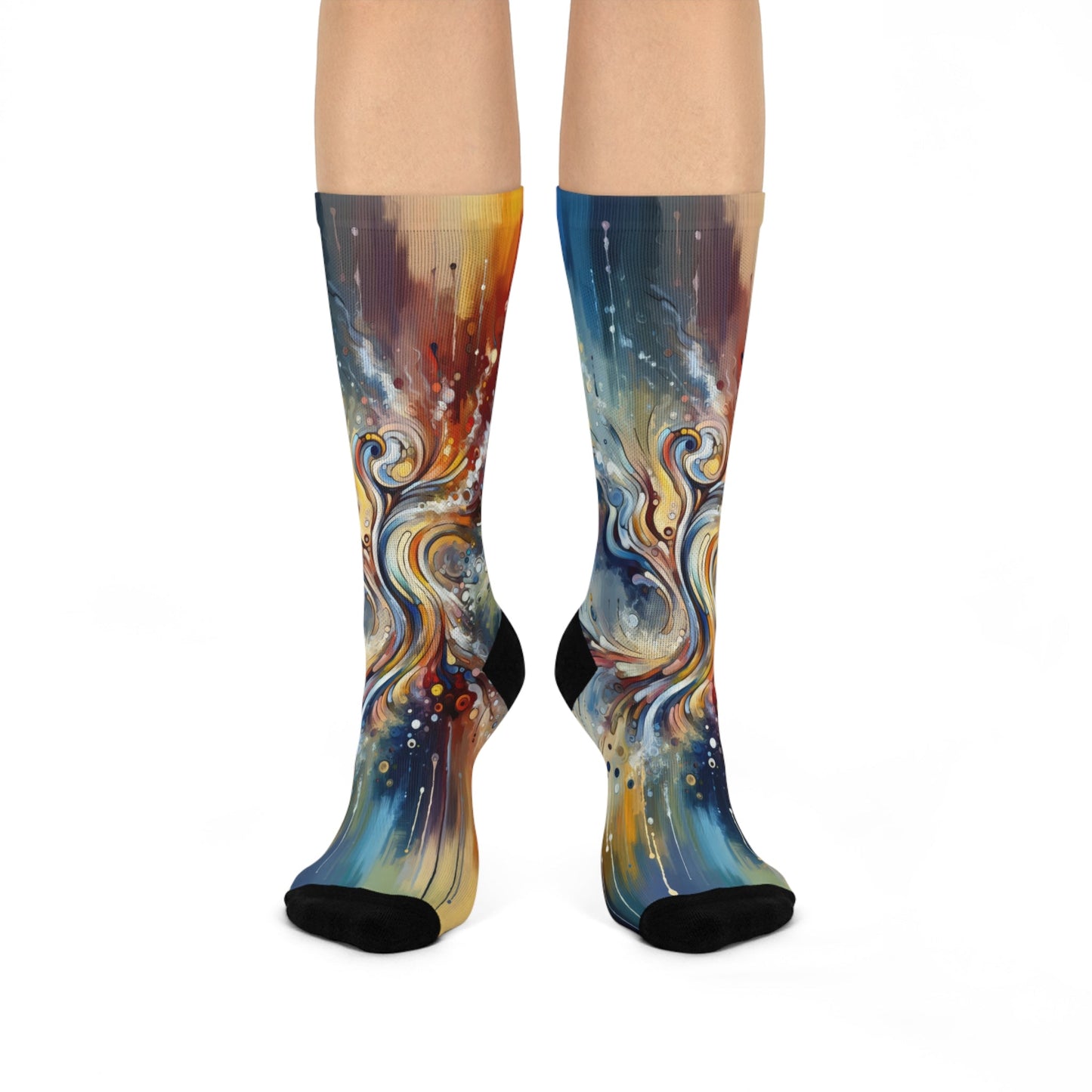 Mindfulness Motion Divine Cushioned Crew Socks - ATUH.ART