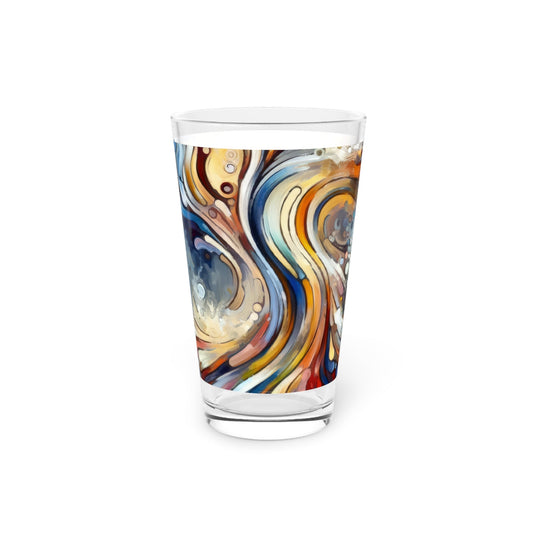 Mindfulness Motion Divine Pint Glass, 16oz - ATUH.ART