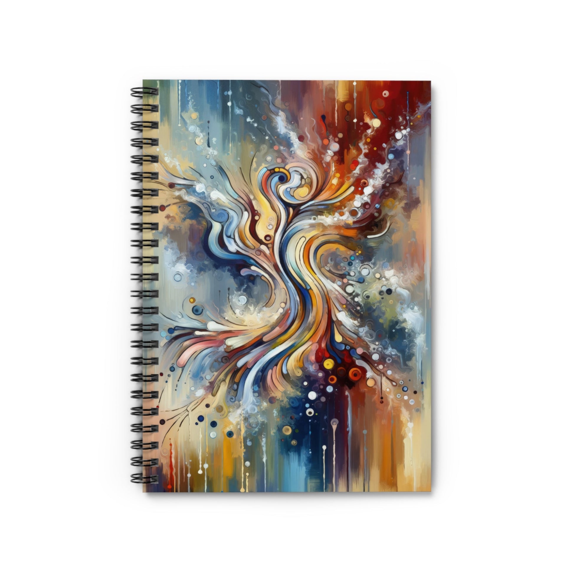 Mindfulness Motion Divine Spiral Notebook - Ruled Line - ATUH.ART