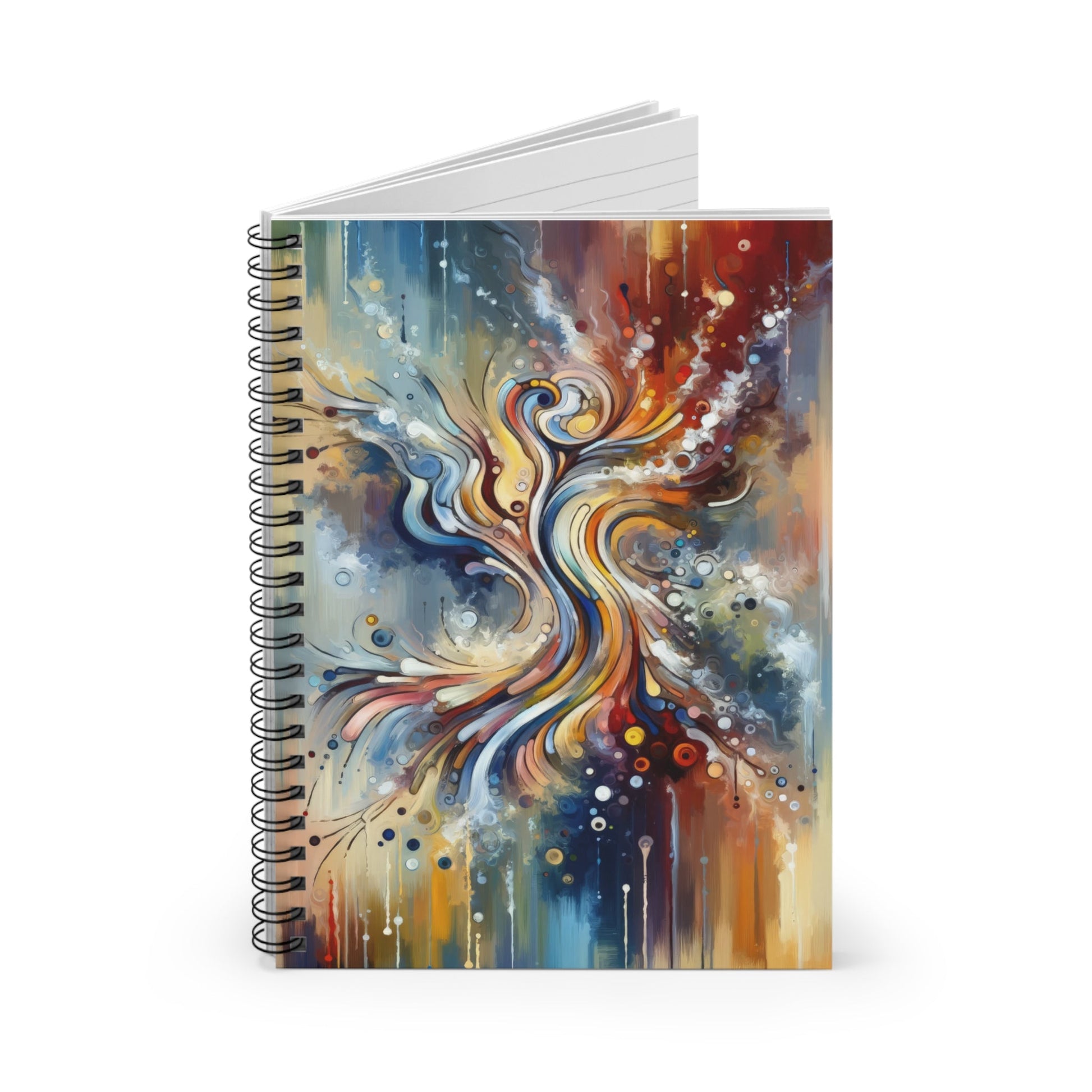 Mindfulness Motion Divine Spiral Notebook - Ruled Line - ATUH.ART