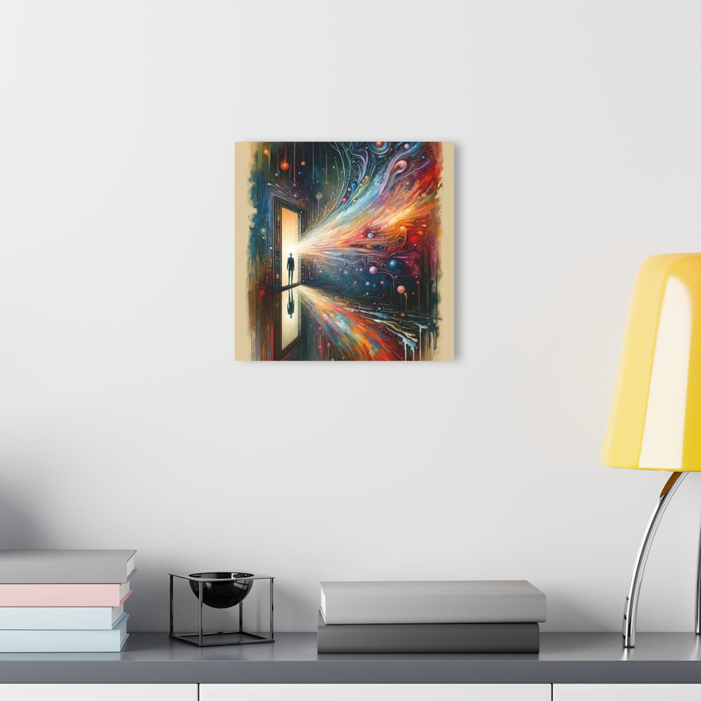 Mirror Wholeness Tachism Acrylic Prints (French Cleat Hanging) - ATUH.ART
