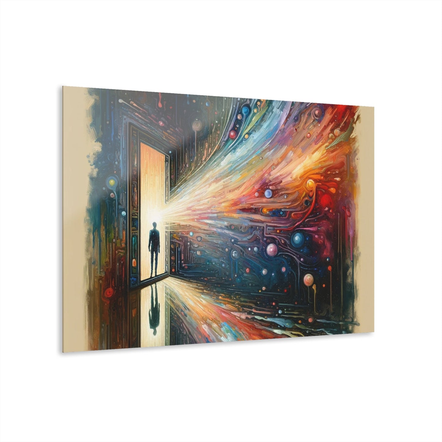 Mirror Wholeness Tachism Acrylic Prints (French Cleat Hanging) - ATUH.ART