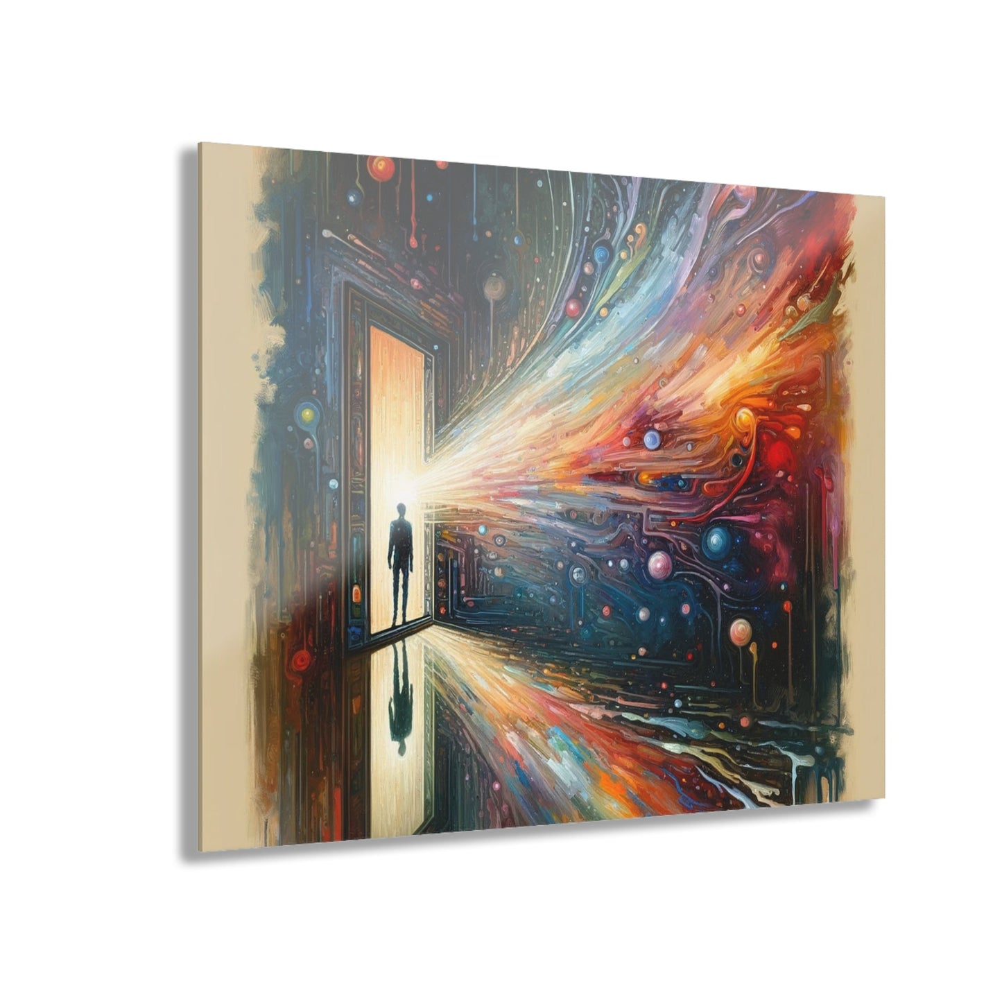 Mirror Wholeness Tachism Acrylic Prints (French Cleat Hanging) - ATUH.ART
