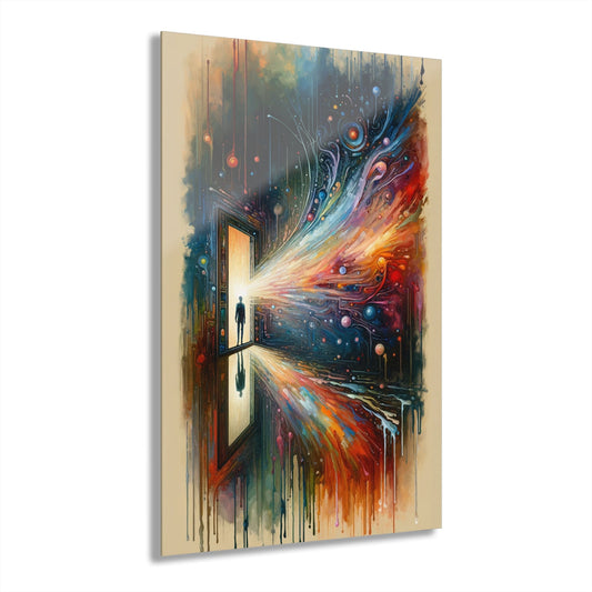 Mirror Wholeness Tachism Acrylic Prints (French Cleat Hanging) - ATUH.ART