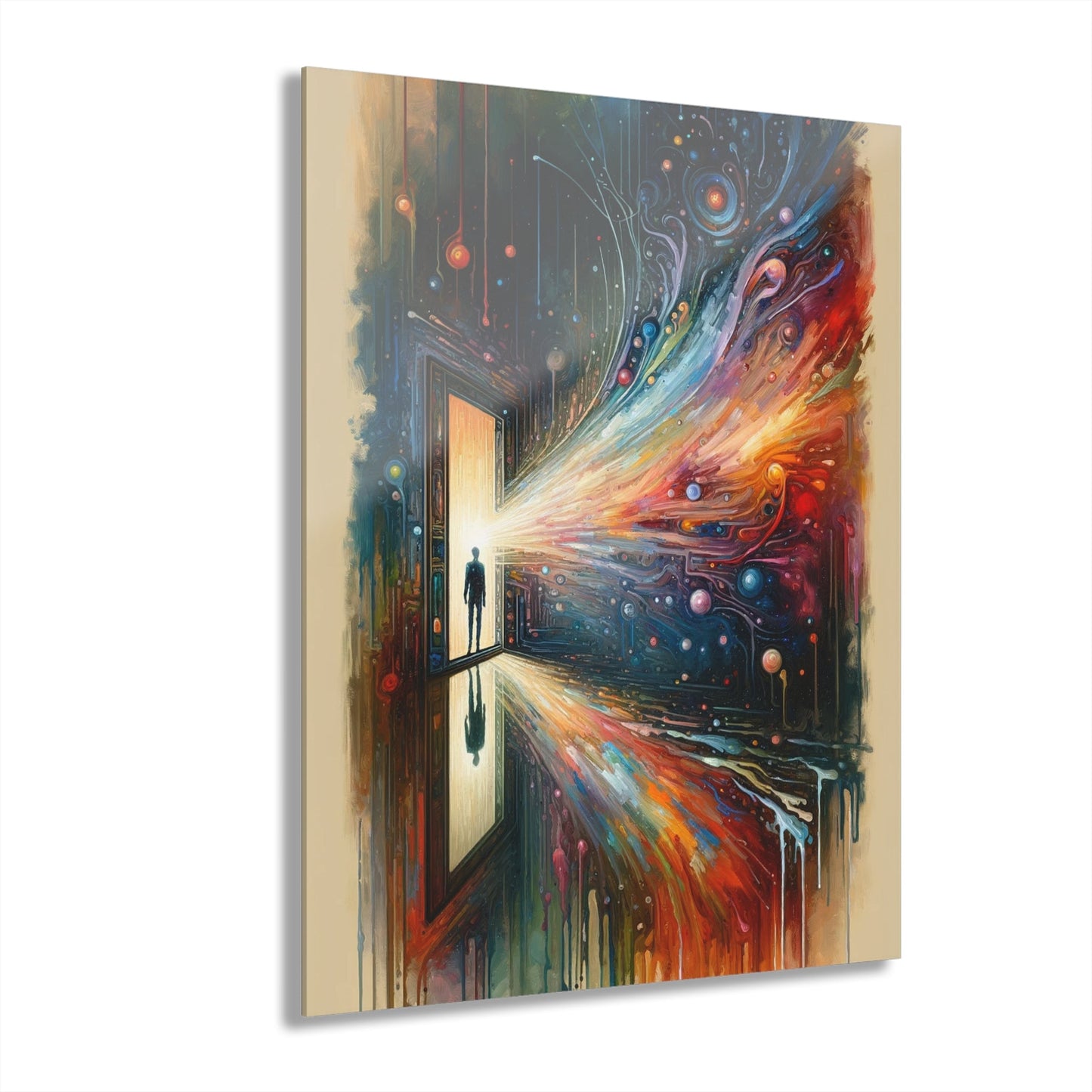 Mirror Wholeness Tachism Acrylic Prints (French Cleat Hanging) - ATUH.ART