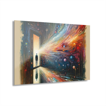 Mirror Wholeness Tachism Acrylic Prints (French Cleat Hanging) - ATUH.ART