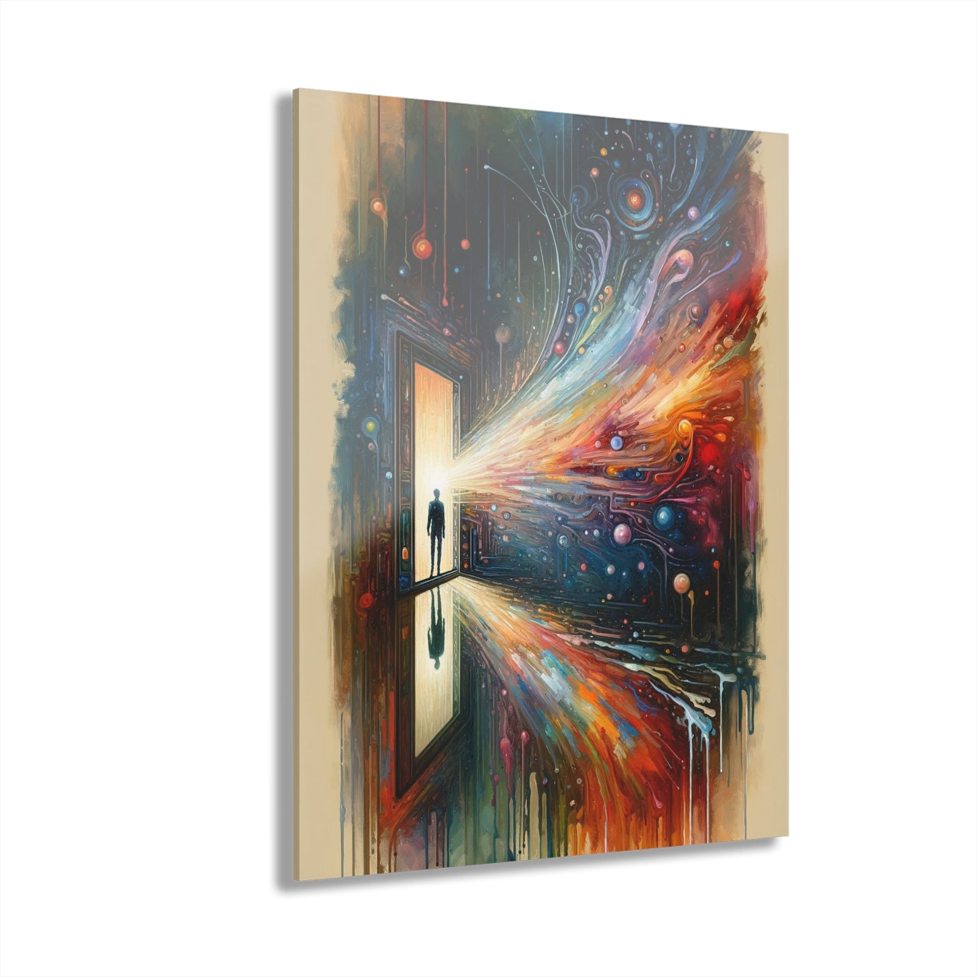Mirror Wholeness Tachism Acrylic Prints (French Cleat Hanging) - ATUH.ART