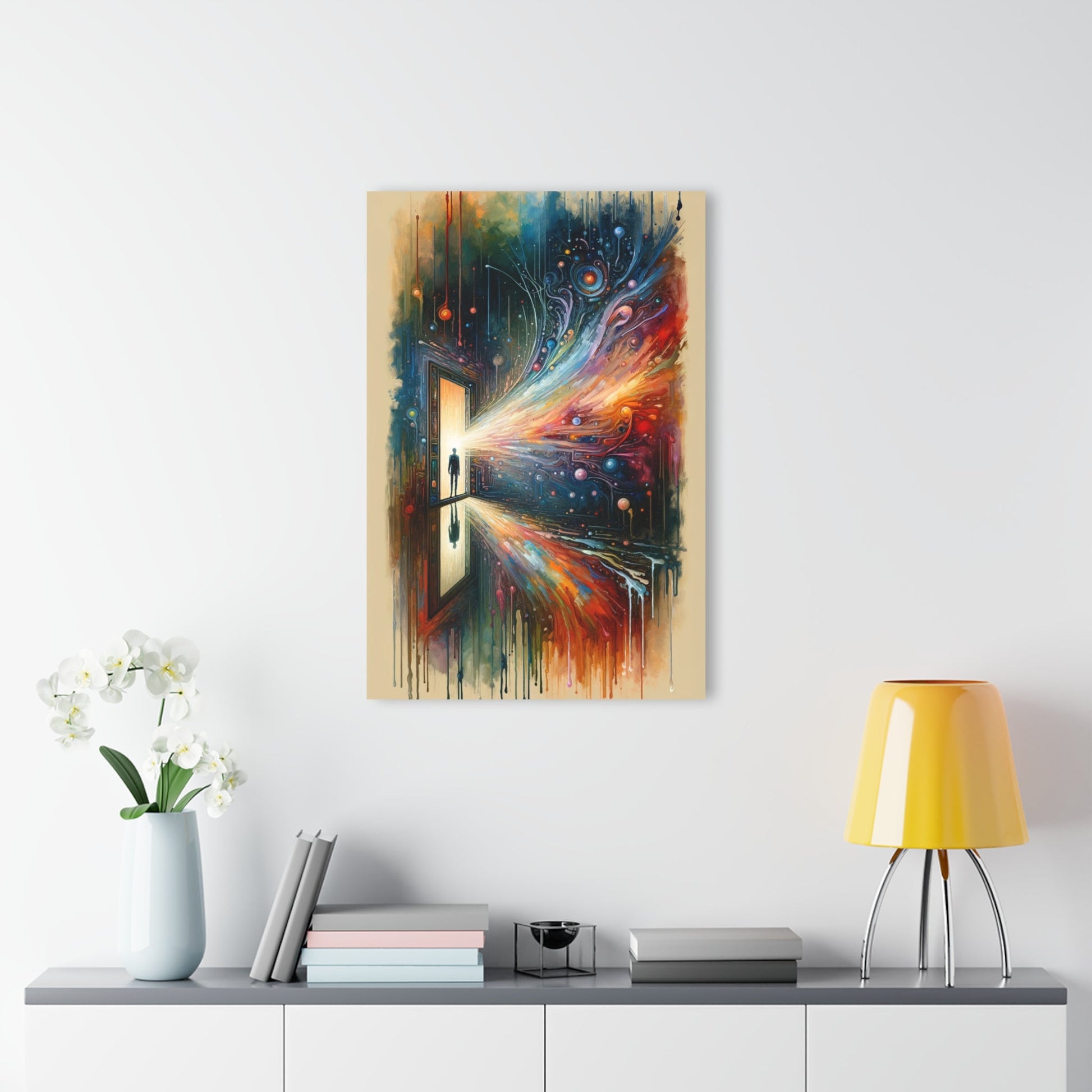 Mirror Wholeness Tachism Acrylic Prints (French Cleat Hanging) - ATUH.ART