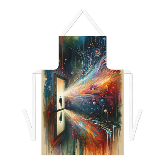 Mirror Wholeness Tachism Adult Apron (AOP) - ATUH.ART