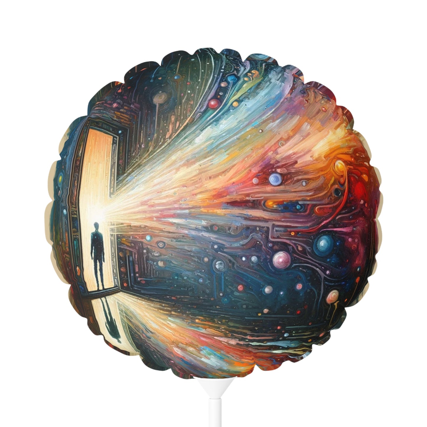 Mirror Wholeness Tachism Balloon (Round and Heart-shaped), 11" - ATUH.ART