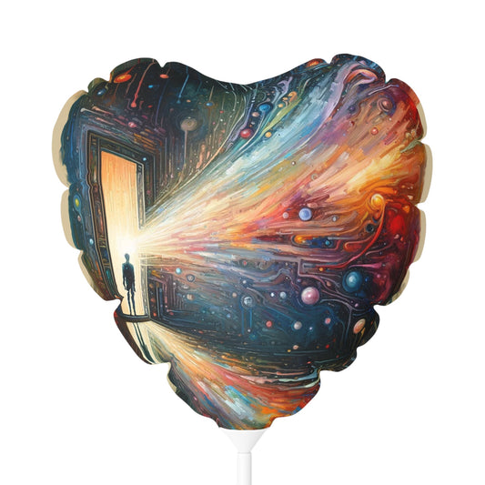 Mirror Wholeness Tachism Balloon (Round and Heart-shaped), 11" - ATUH.ART
