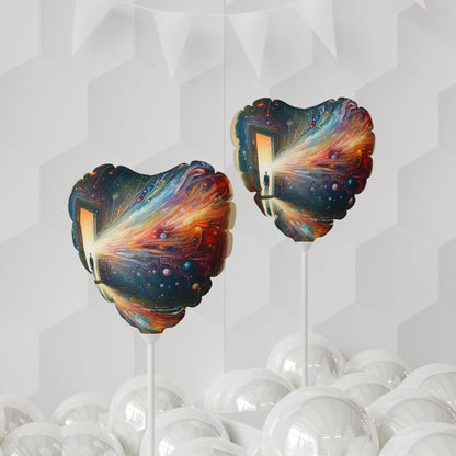 Mirror Wholeness Tachism Balloon (Round and Heart-shaped), 11" - ATUH.ART