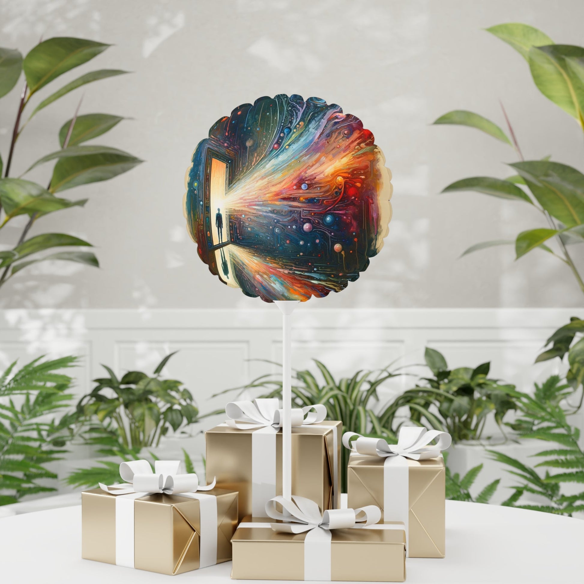 Mirror Wholeness Tachism Balloon (Round and Heart-shaped), 11" - ATUH.ART