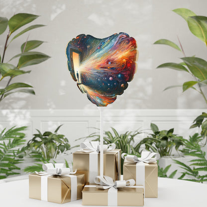 Mirror Wholeness Tachism Balloon (Round and Heart-shaped), 11" - ATUH.ART