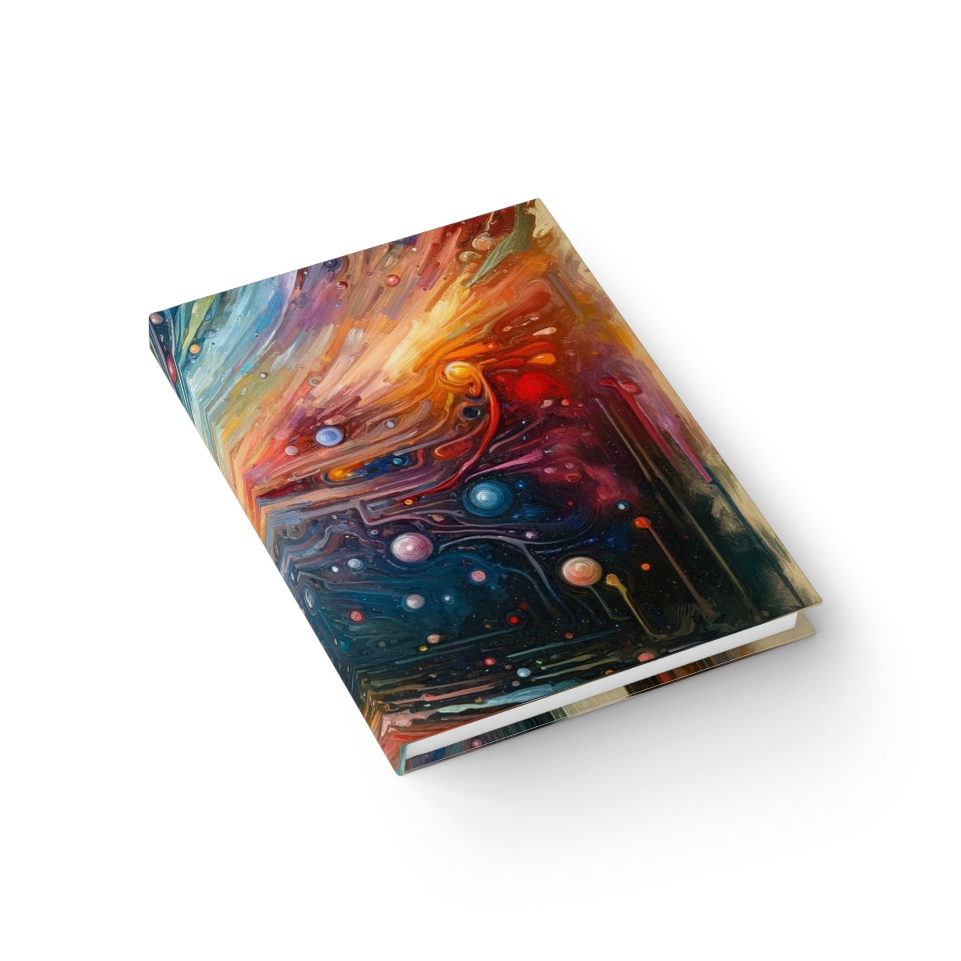 Mirror Wholeness Tachism Journal - Blank - ATUH.ART